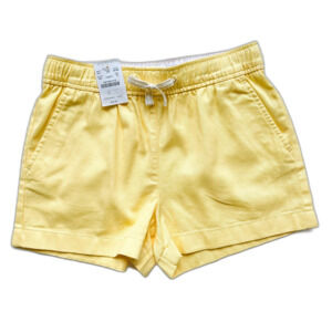 NEW Crewcuts Pull On Yellow Shorts Girls Size 10